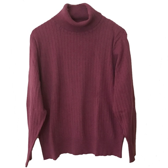 JANA COTTON BLEND TURTLENECK SWEATER SIZE XL - Picture 1 of 4